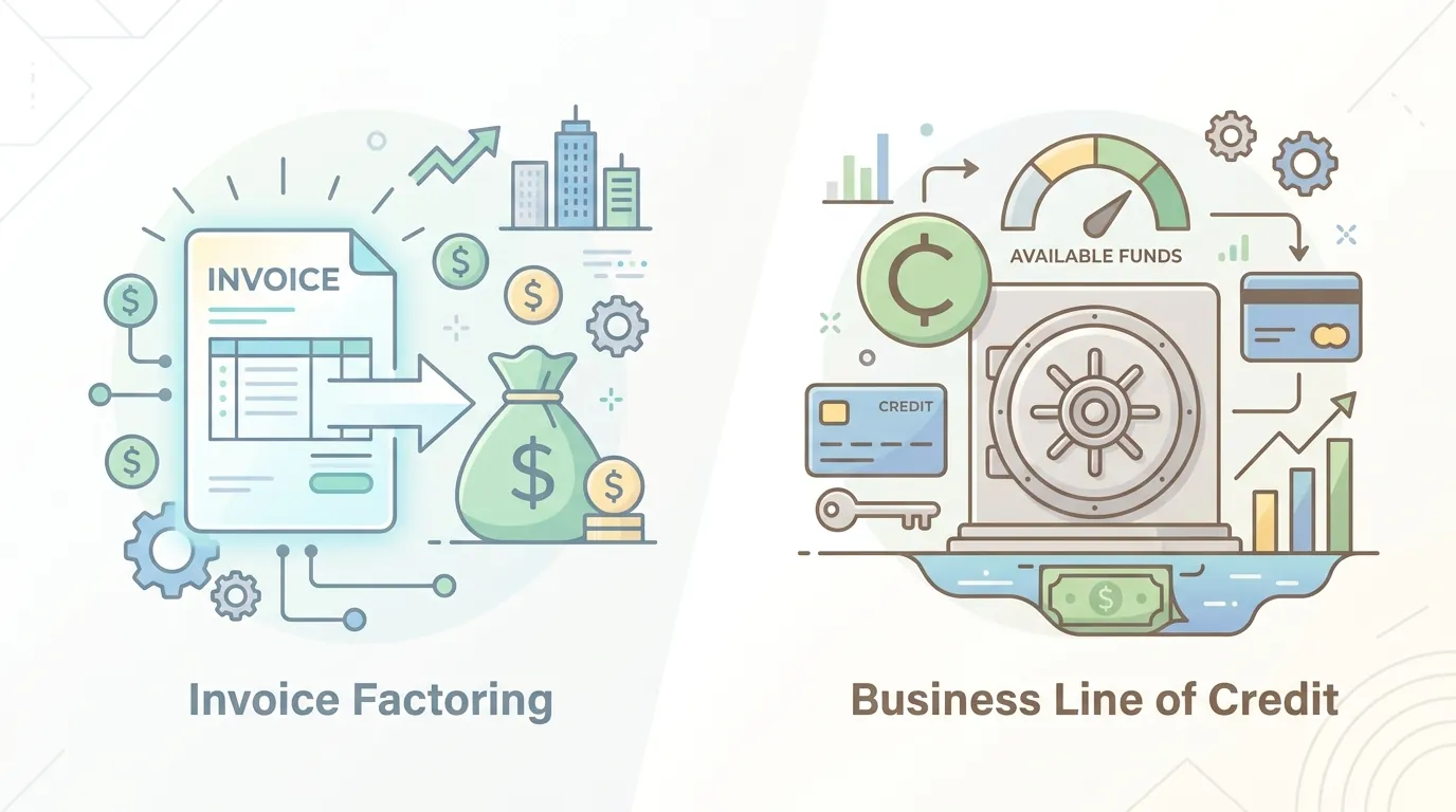 Invoice Factoring vs. Business Lines of Credit: Managing B2B Cash Flow
